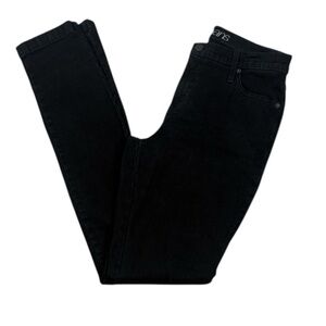 Yoga Jeans Casual Canadian Made Denim Black Skinny Jeans Size 28